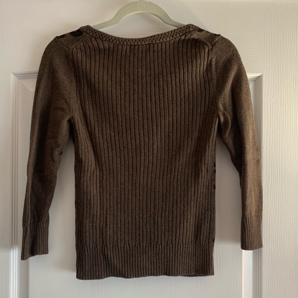 American Eagle brown cheetah print cardigan - Picture 2 of 3